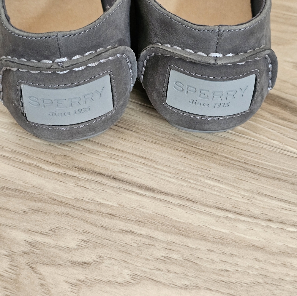 Sperry Loafers Boat Shoes Grey  Womens Size 7 NEW - Picture 7 of 11